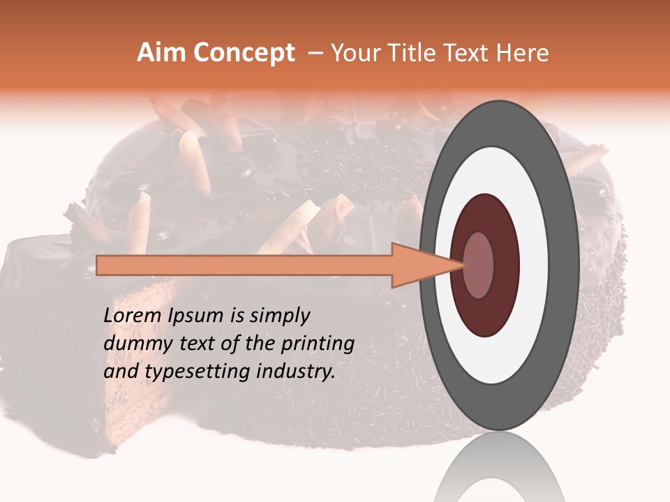 White Fruit Event PowerPoint Template