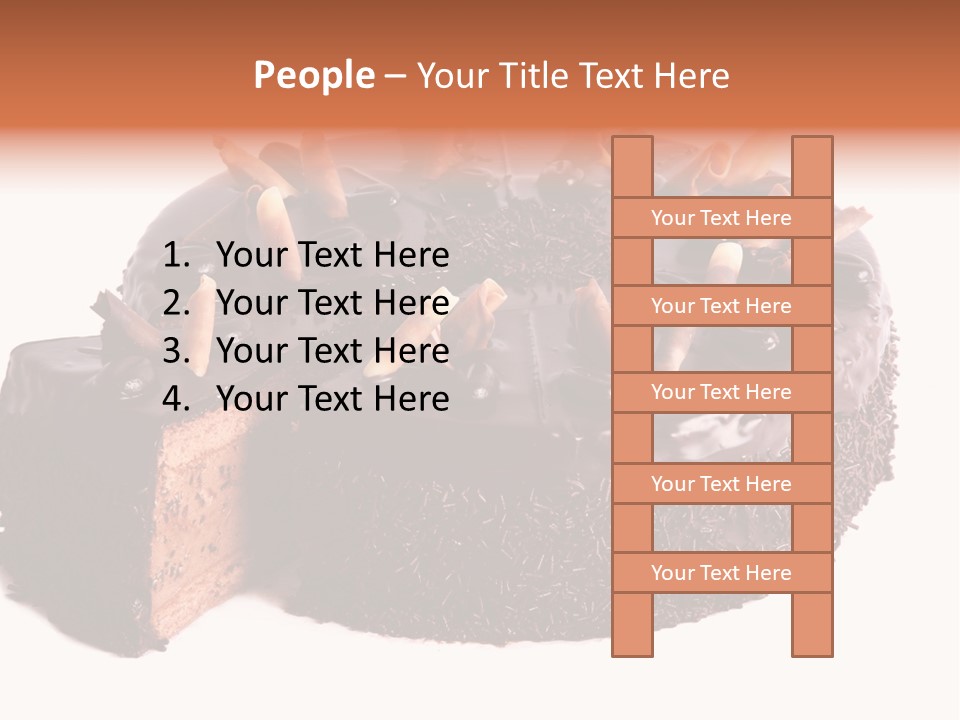 White Fruit Event PowerPoint Template