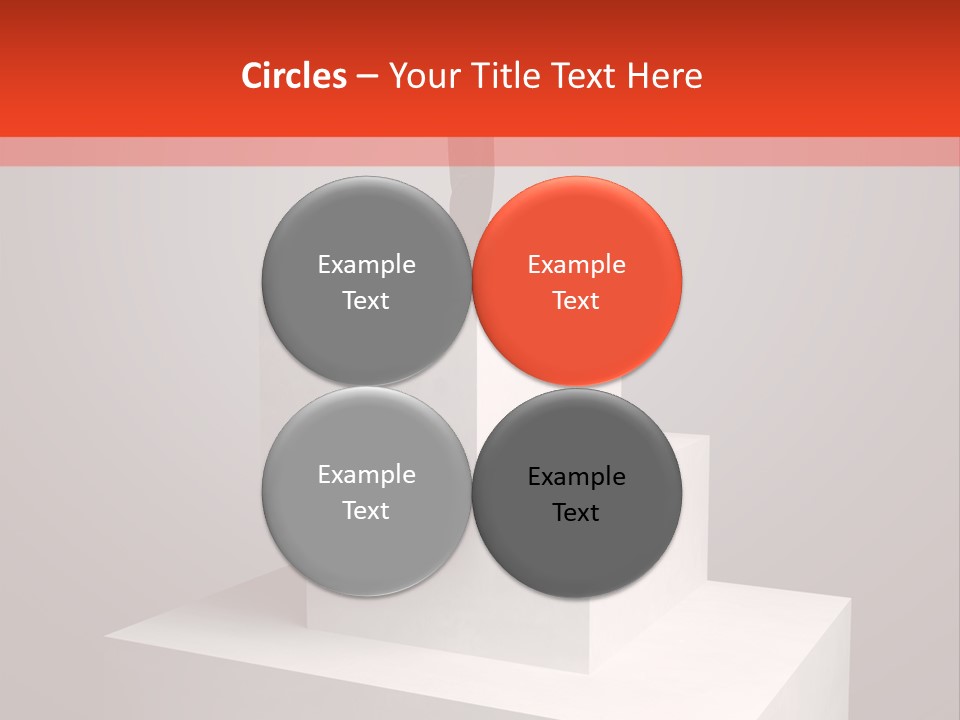 Suit Stair Man PowerPoint Template