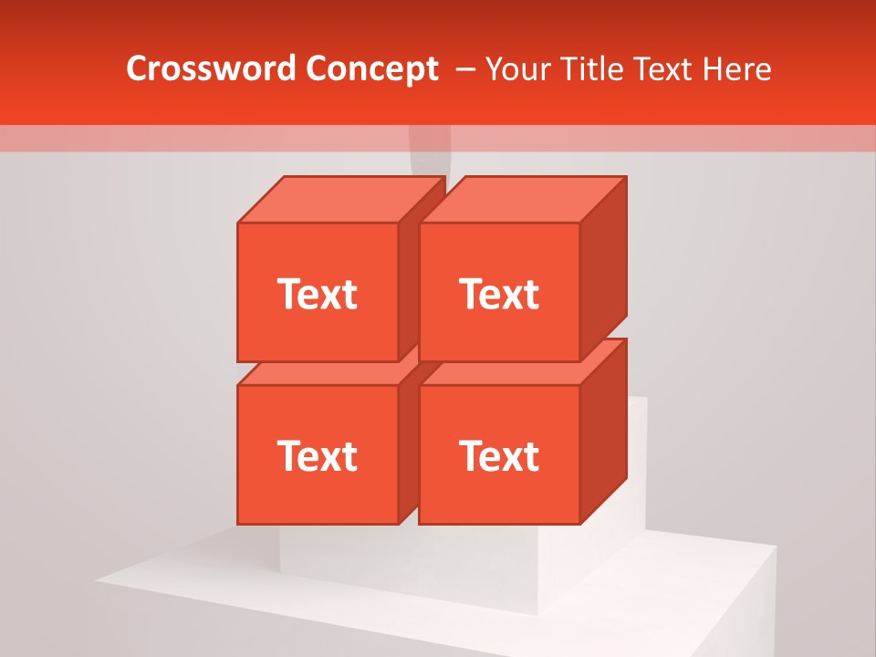 Suit Stair Man PowerPoint Template