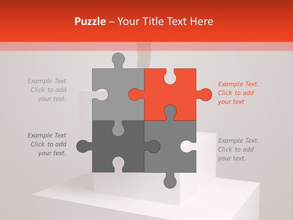 Suit Stair Man PowerPoint Template