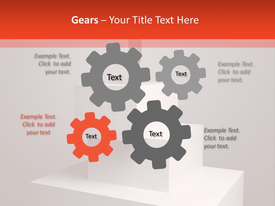 Suit Stair Man PowerPoint Template