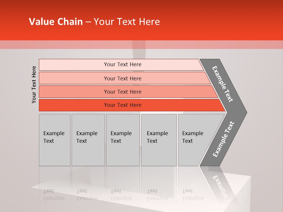Suit Stair Man PowerPoint Template