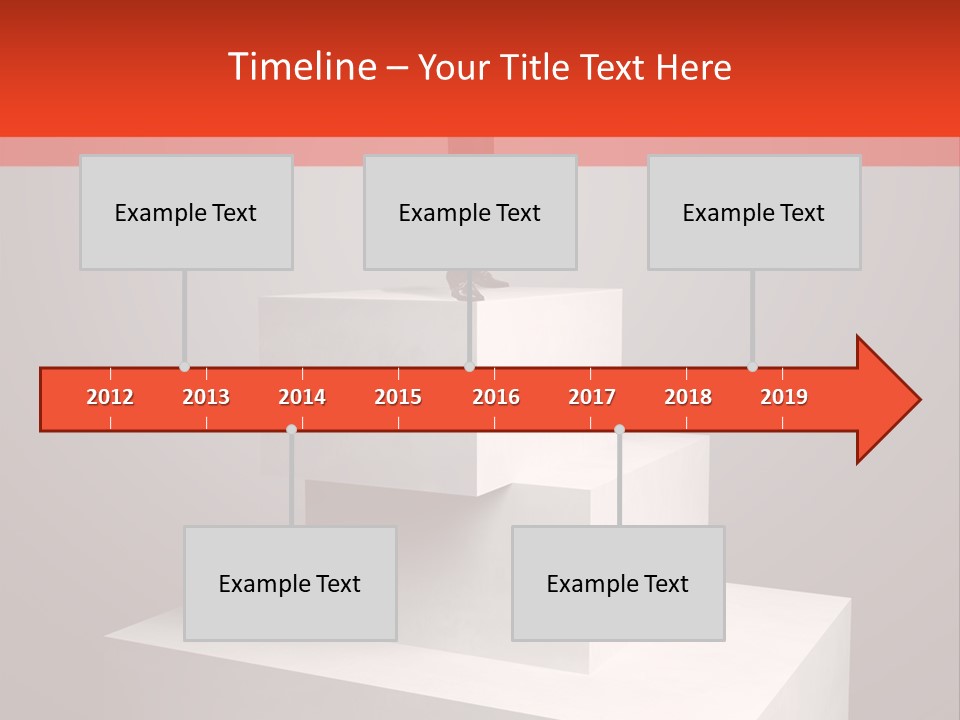 Suit Stair Man PowerPoint Template