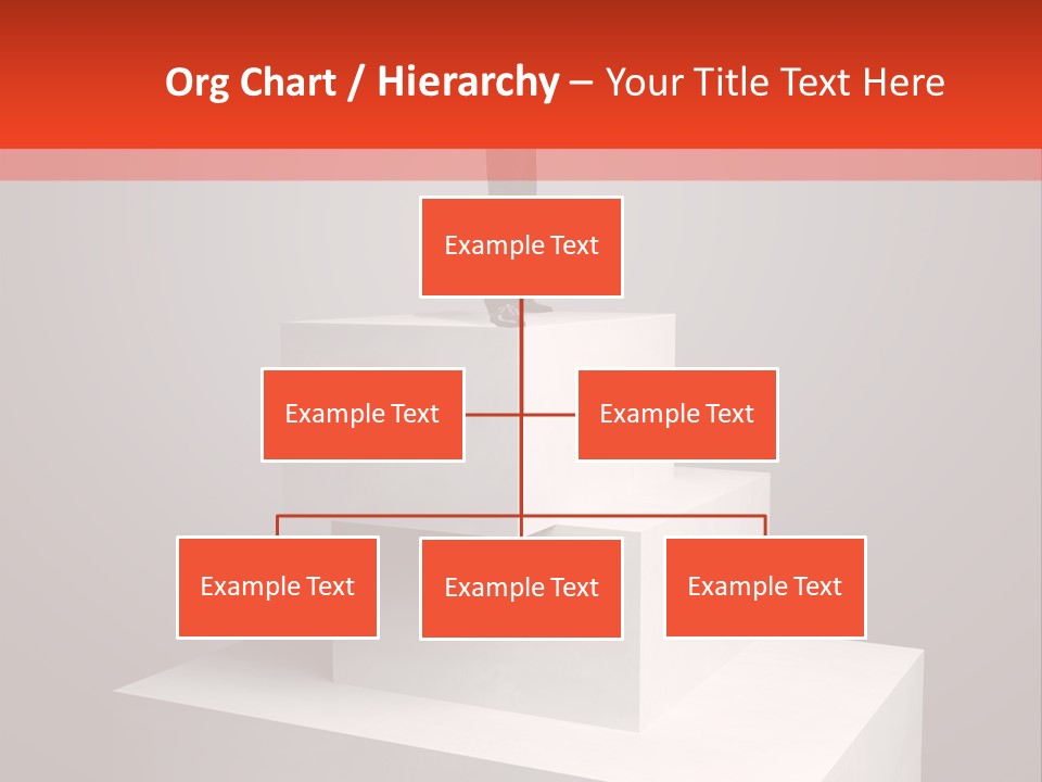 Suit Stair Man PowerPoint Template