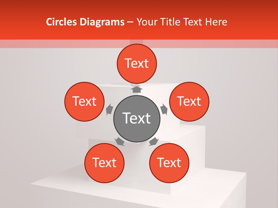Suit Stair Man PowerPoint Template