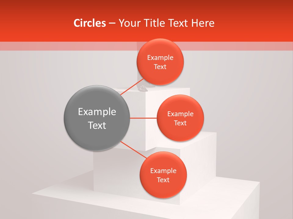 Suit Stair Man PowerPoint Template