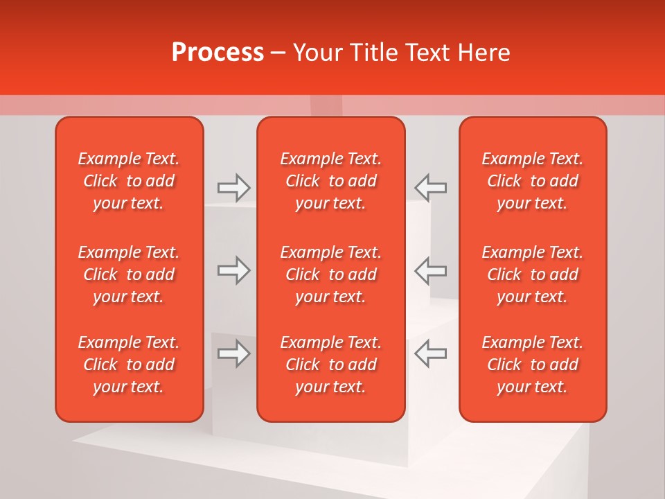Suit Stair Man PowerPoint Template