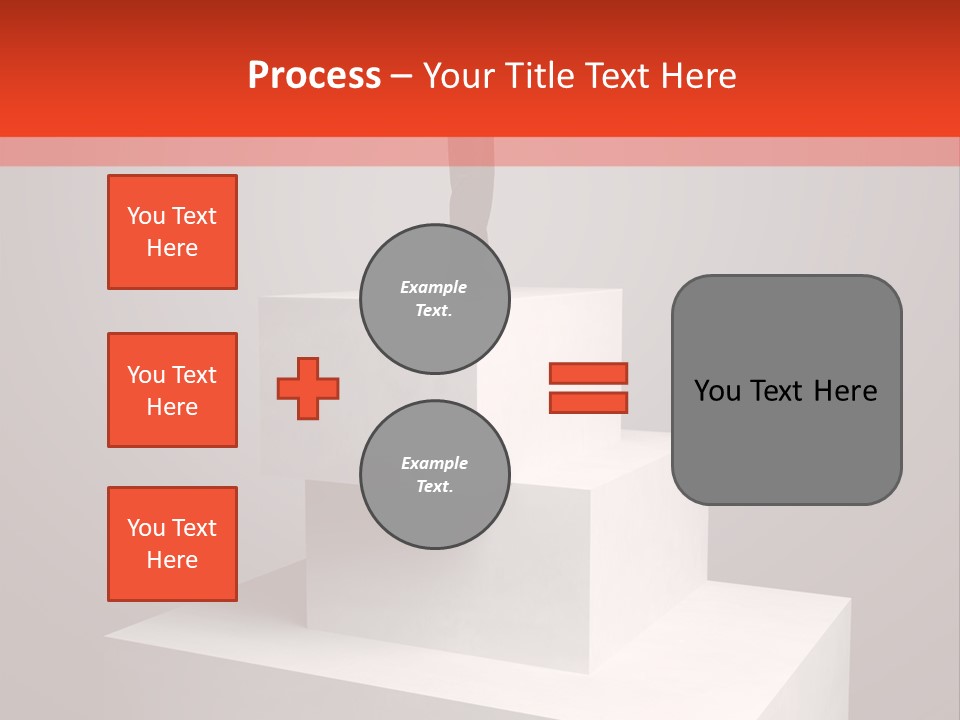 Suit Stair Man PowerPoint Template