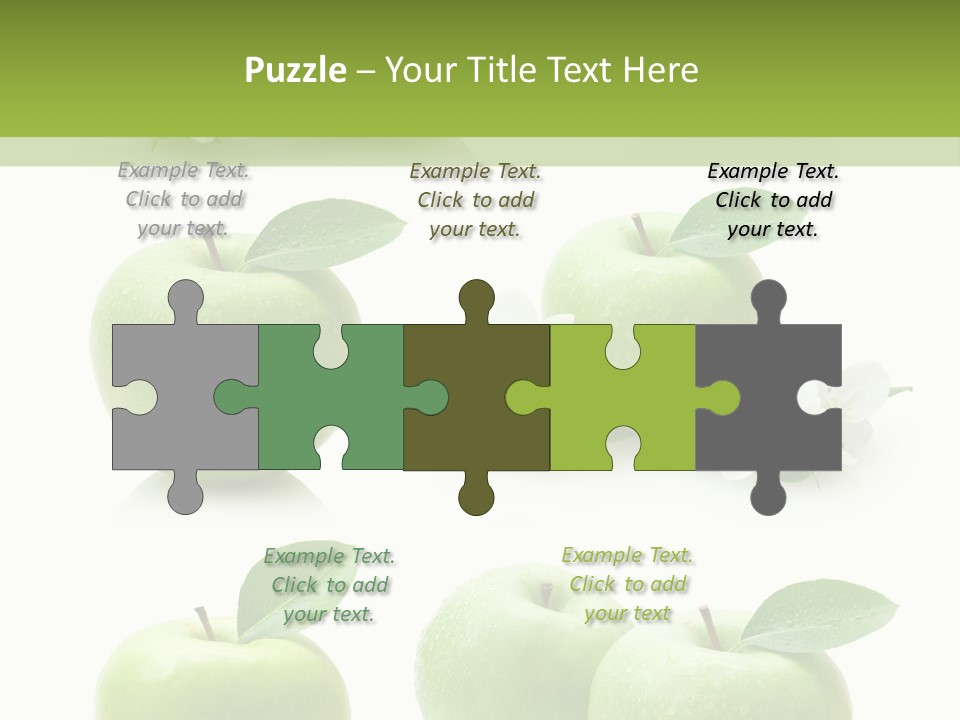 Food Breakfast Green PowerPoint Template