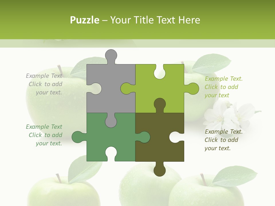 Food Breakfast Green PowerPoint Template