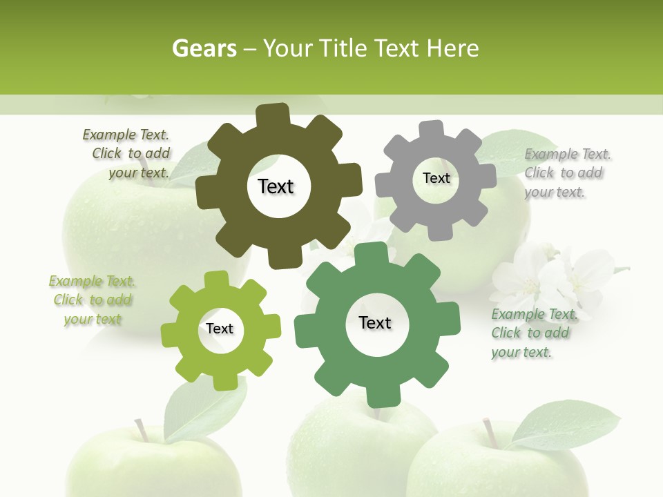 Food Breakfast Green PowerPoint Template