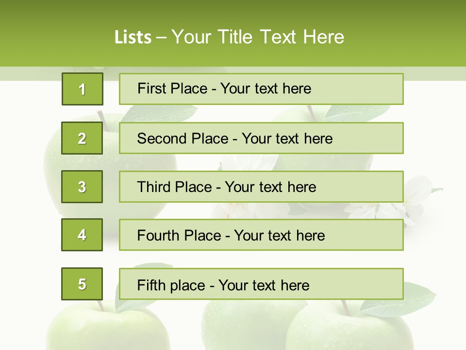 Food Breakfast Green PowerPoint Template