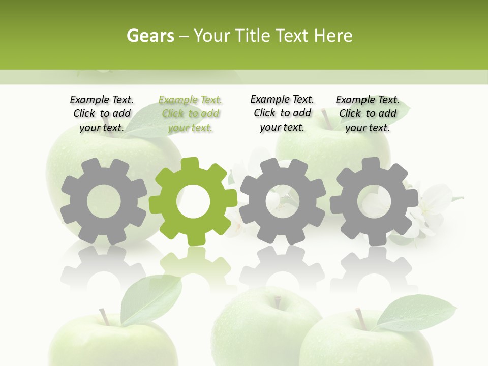 Food Breakfast Green PowerPoint Template