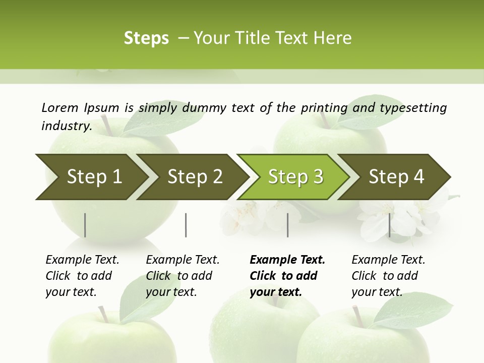 Food Breakfast Green PowerPoint Template