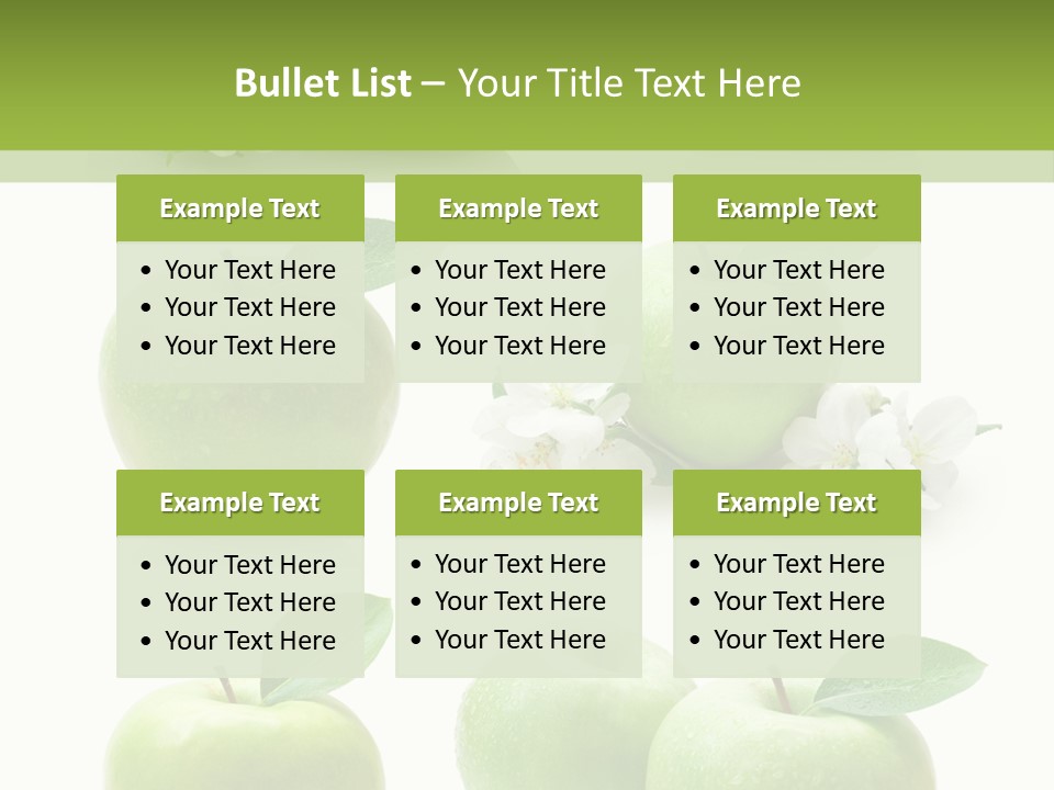 Food Breakfast Green PowerPoint Template