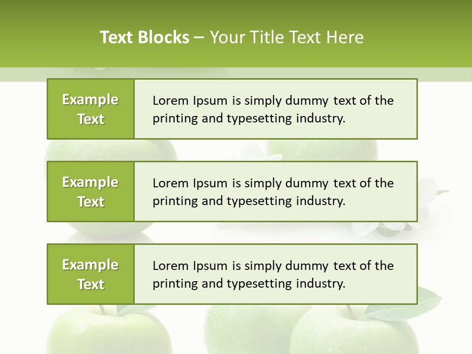 Food Breakfast Green PowerPoint Template