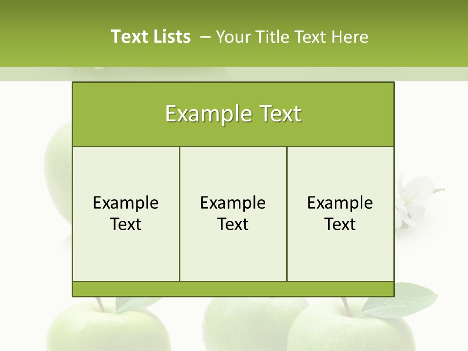 Food Breakfast Green PowerPoint Template