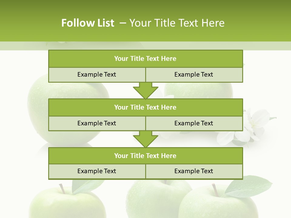 Food Breakfast Green PowerPoint Template