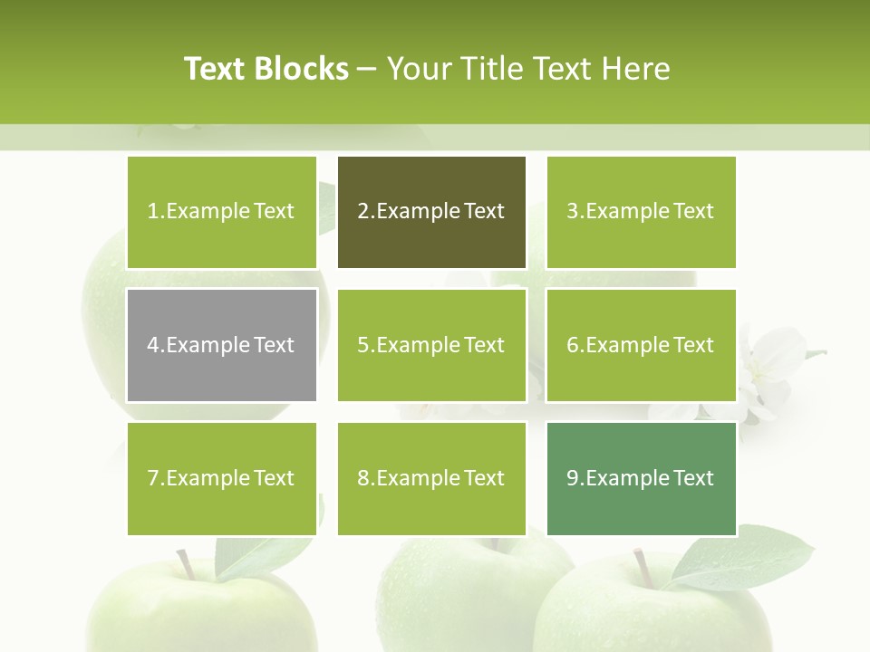 Food Breakfast Green PowerPoint Template