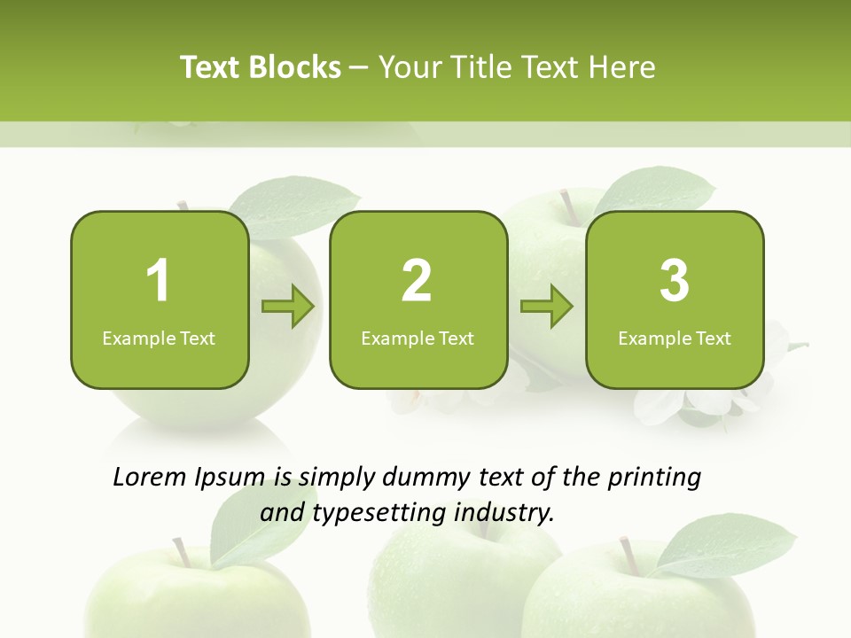 Food Breakfast Green PowerPoint Template