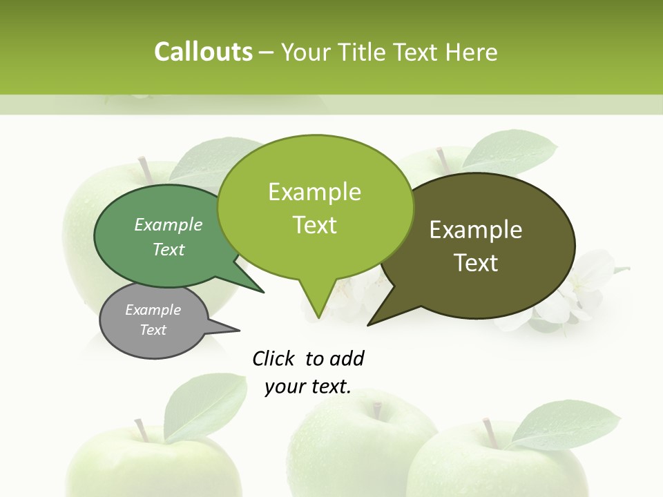 Food Breakfast Green PowerPoint Template