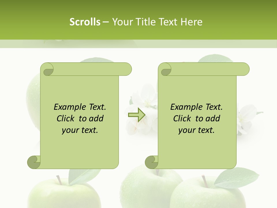 Food Breakfast Green PowerPoint Template