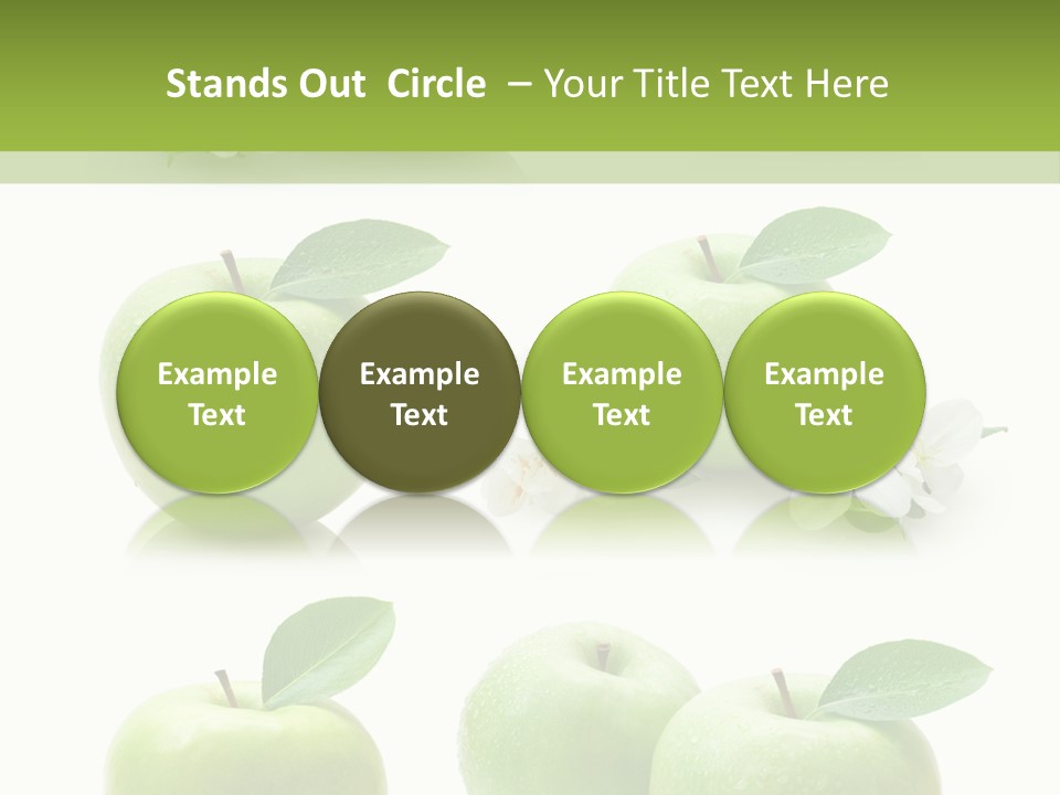 Food Breakfast Green PowerPoint Template