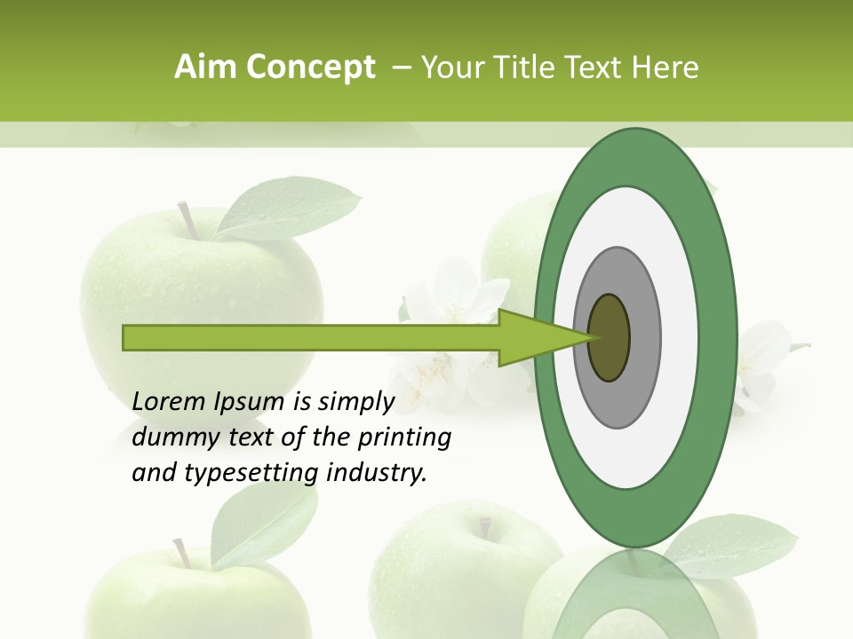 Food Breakfast Green PowerPoint Template