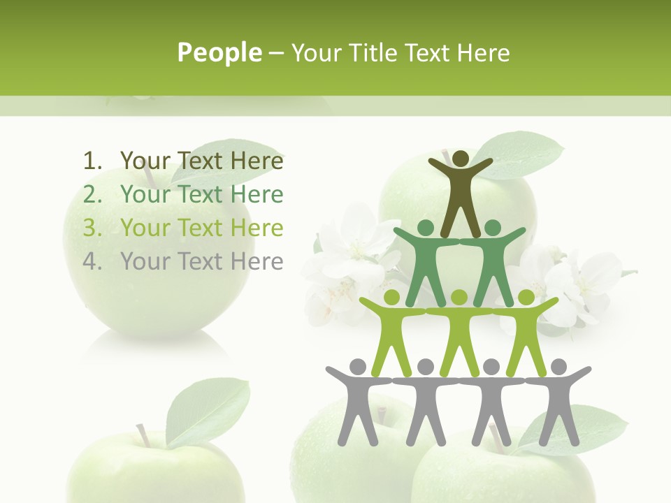 Food Breakfast Green PowerPoint Template