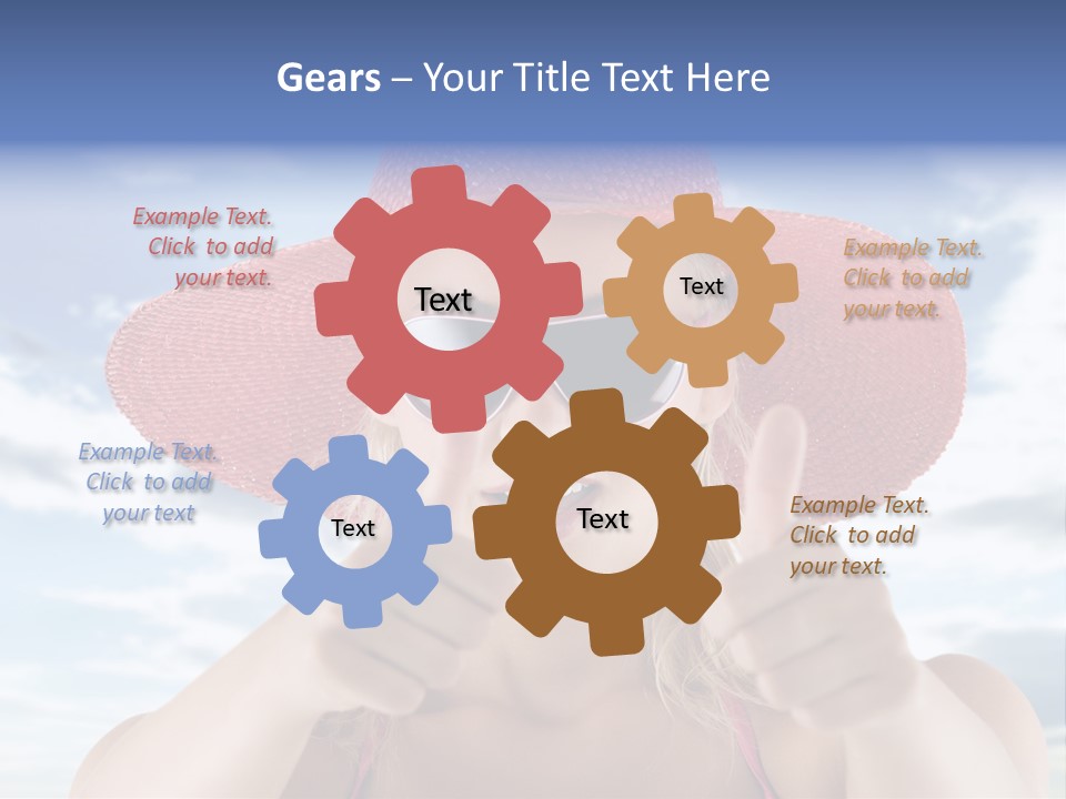 White Fashion Seductive PowerPoint Template