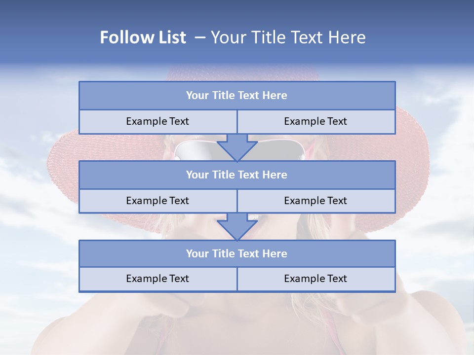 White Fashion Seductive PowerPoint Template