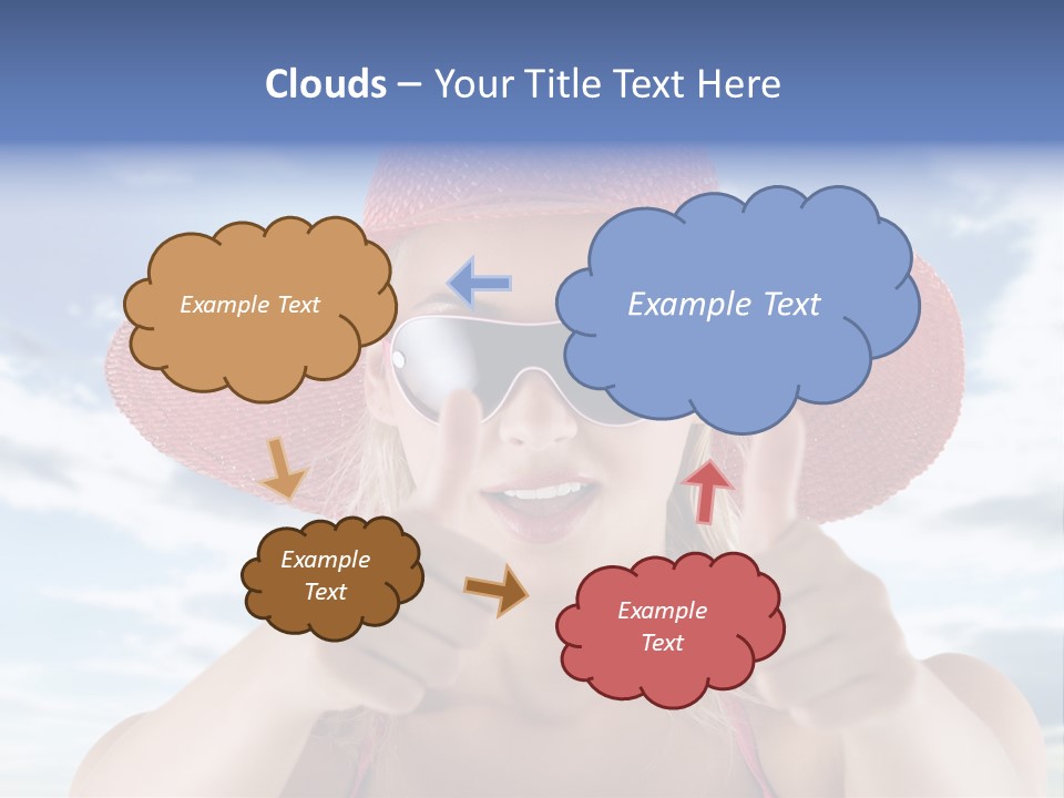 White Fashion Seductive PowerPoint Template