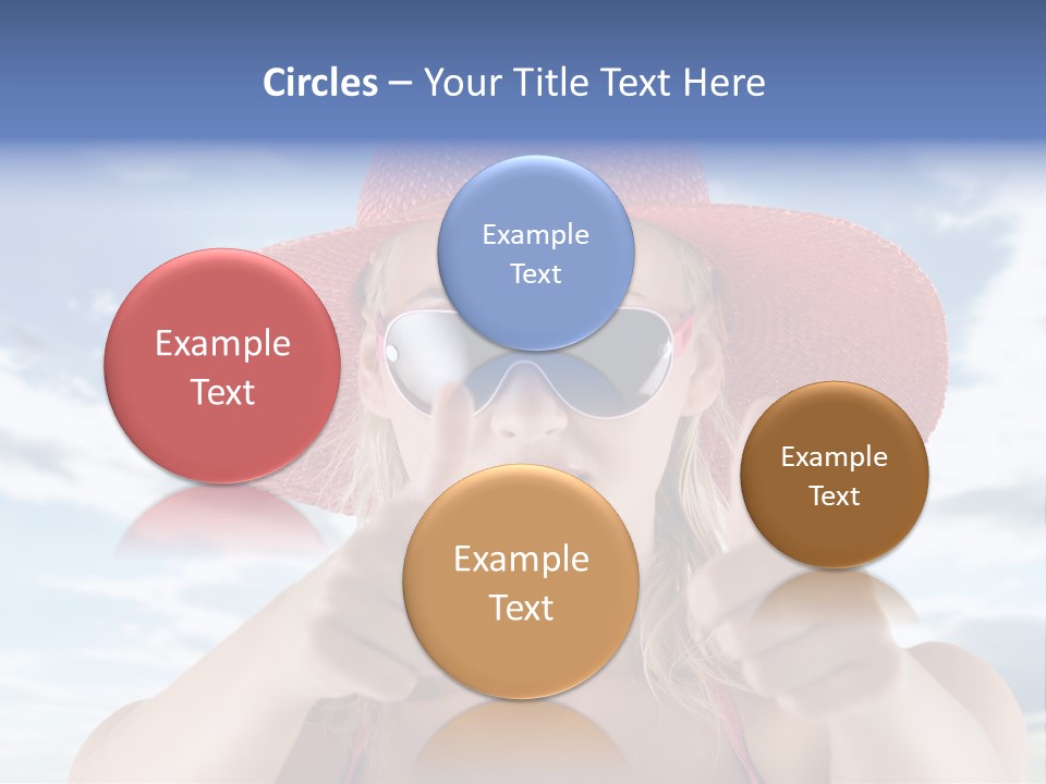 White Fashion Seductive PowerPoint Template