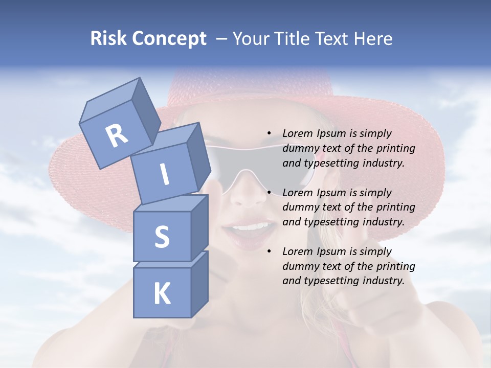 White Fashion Seductive PowerPoint Template