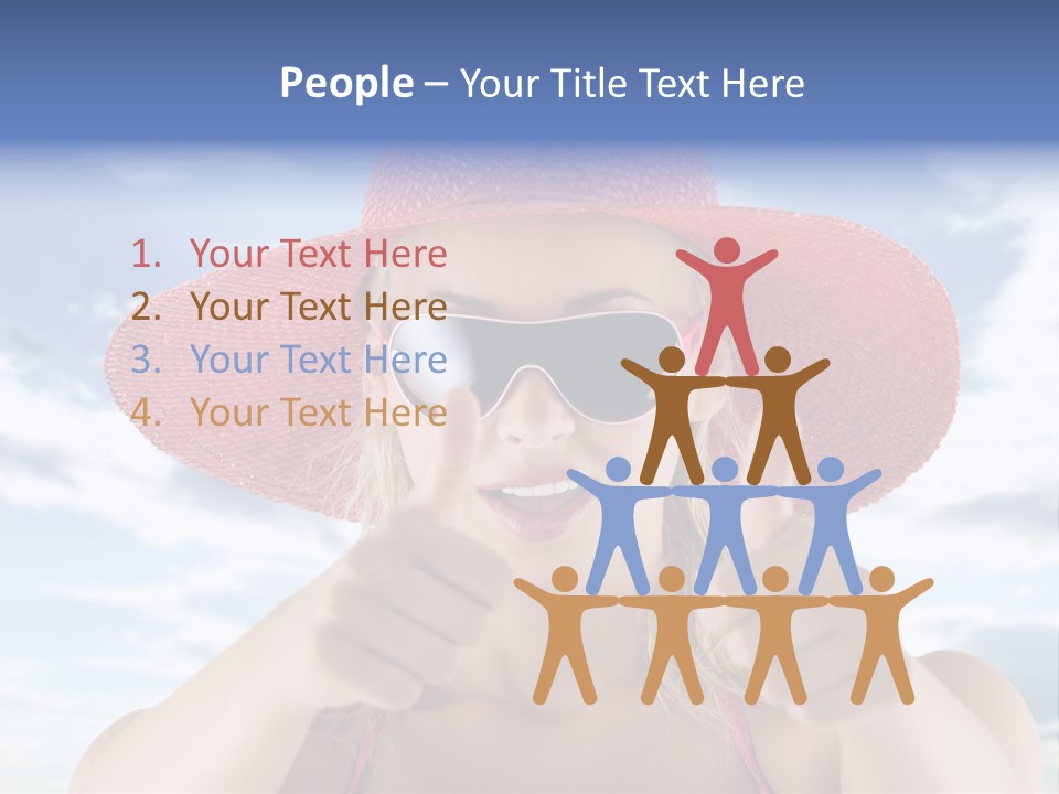 White Fashion Seductive PowerPoint Template