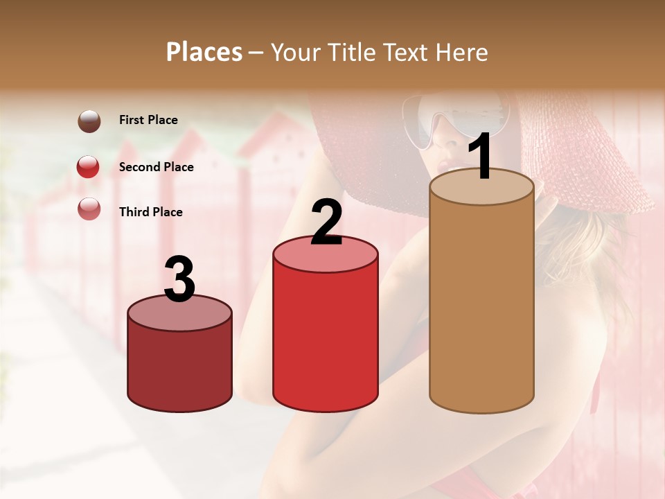 Fashion Sunglasses Seductive PowerPoint Template