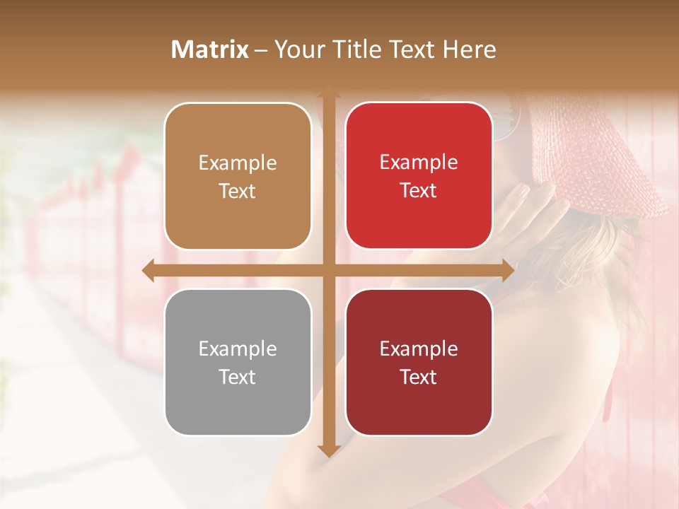 Fashion Sunglasses Seductive PowerPoint Template