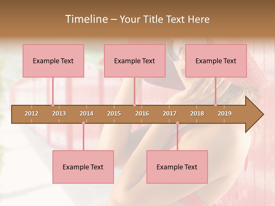 Fashion Sunglasses Seductive PowerPoint Template