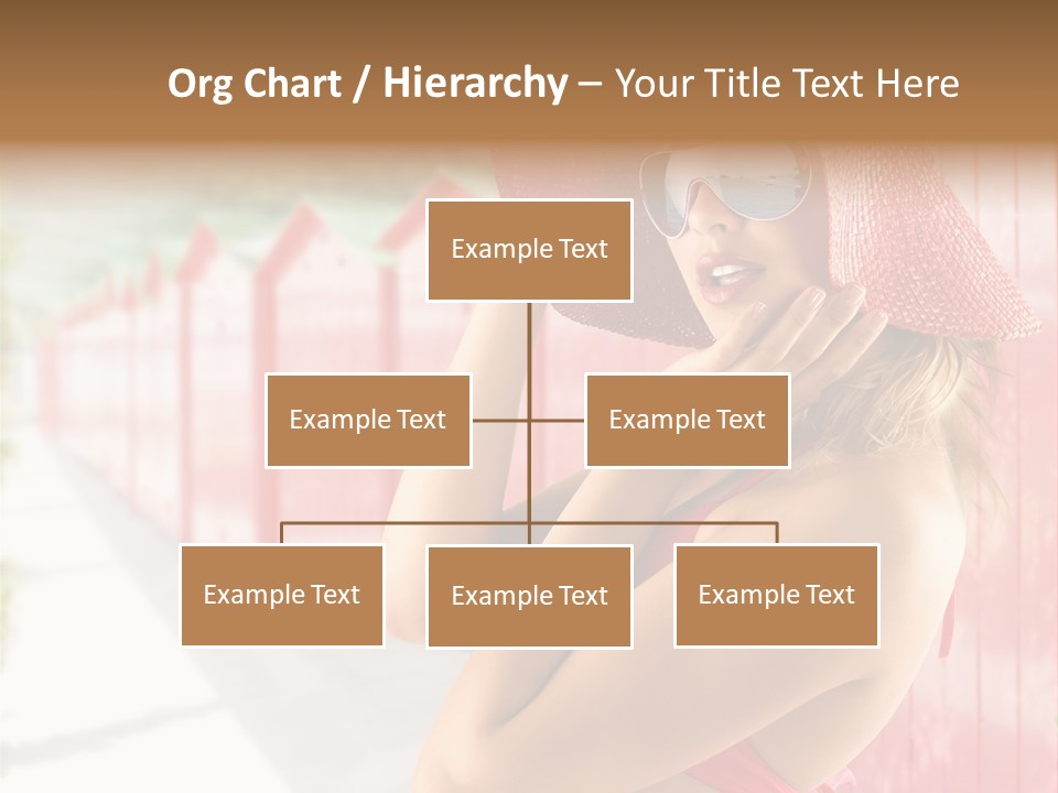 Fashion Sunglasses Seductive PowerPoint Template