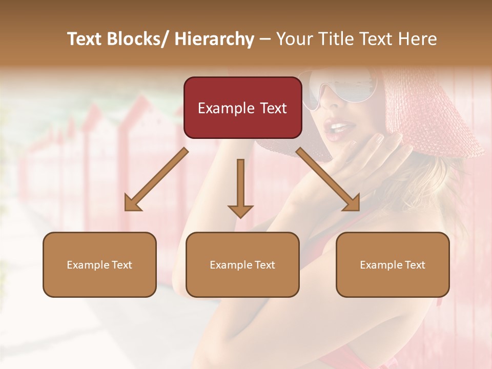 Fashion Sunglasses Seductive PowerPoint Template