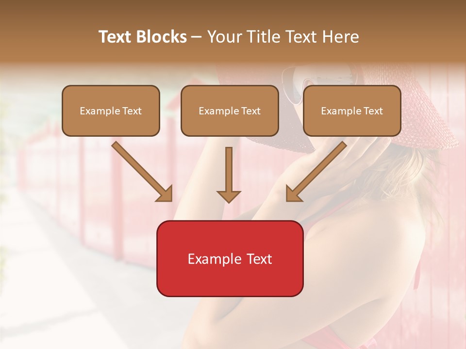 Fashion Sunglasses Seductive PowerPoint Template