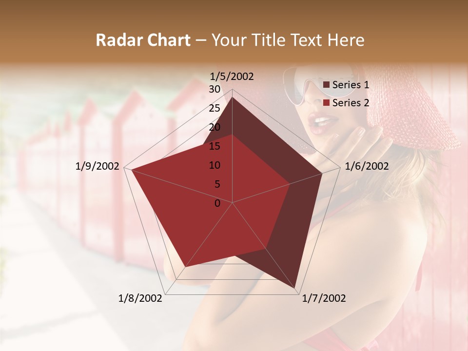 Fashion Sunglasses Seductive PowerPoint Template