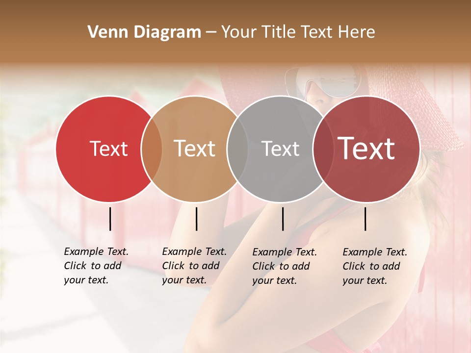 Fashion Sunglasses Seductive PowerPoint Template