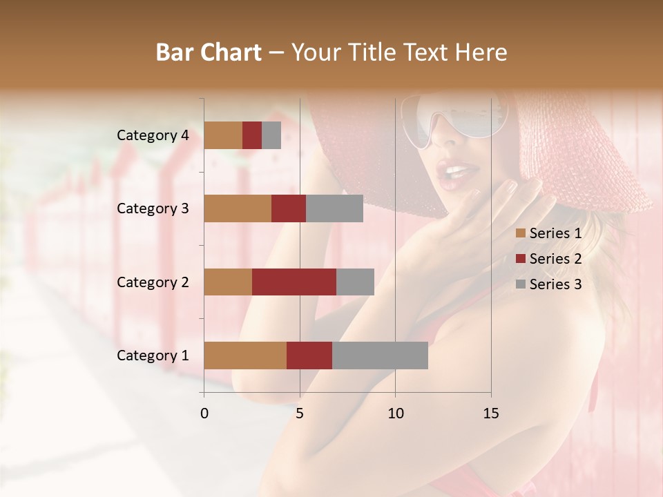 Fashion Sunglasses Seductive PowerPoint Template