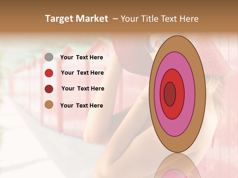 Fashion Sunglasses Seductive PowerPoint Template