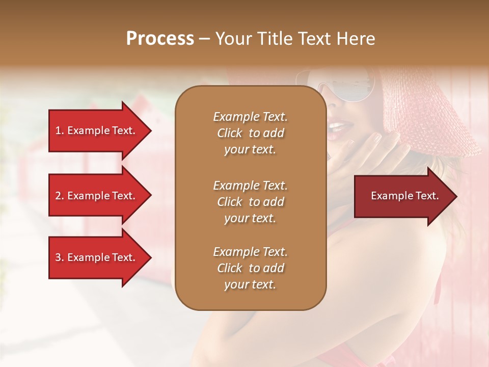 Fashion Sunglasses Seductive PowerPoint Template