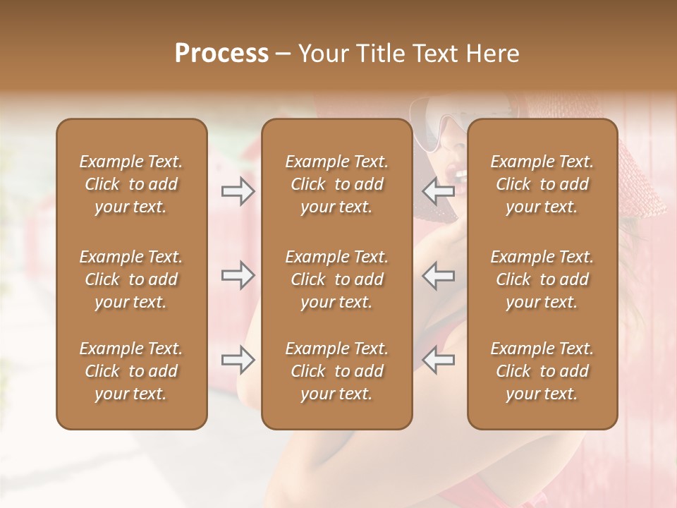 Fashion Sunglasses Seductive PowerPoint Template