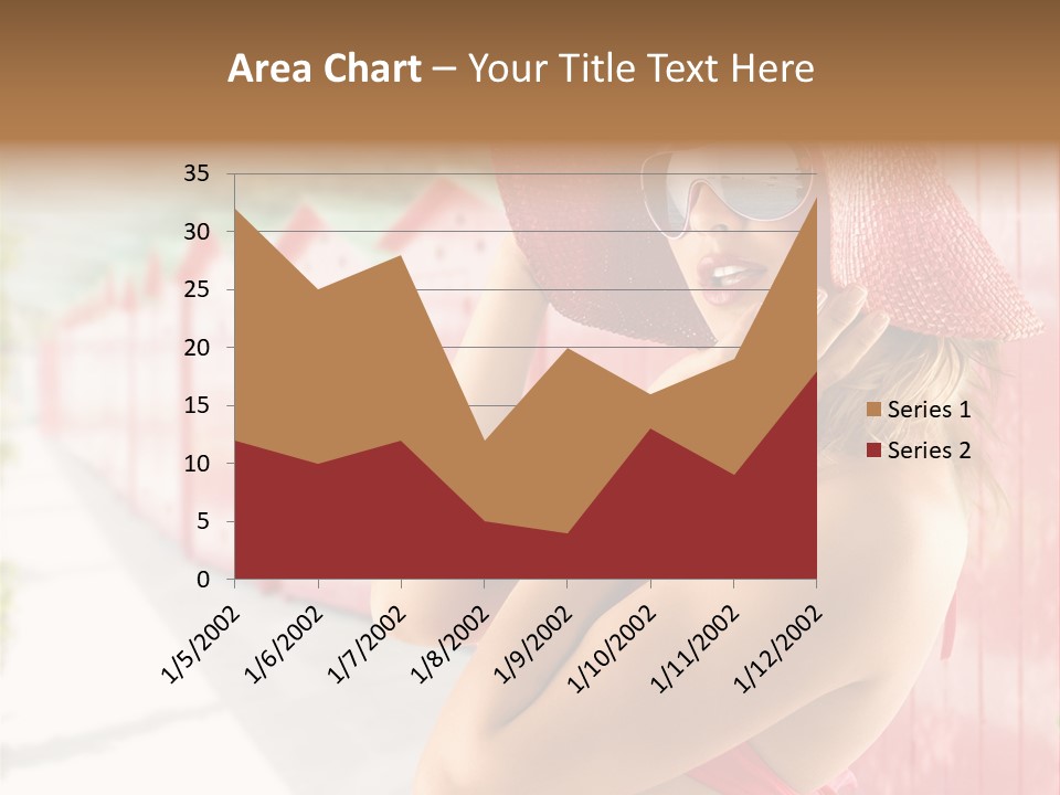 Fashion Sunglasses Seductive PowerPoint Template