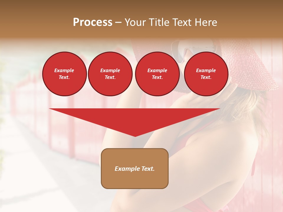 Fashion Sunglasses Seductive PowerPoint Template